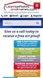 Mobile Screenshot of licenseplatesandframes.com